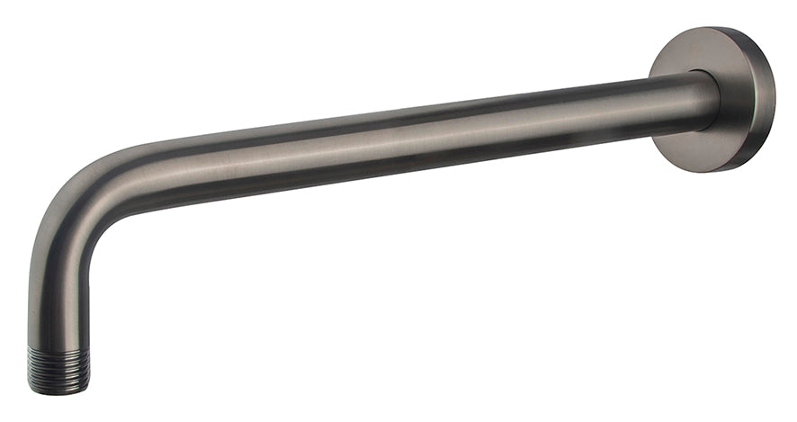 Caral douchearm met muurbevestiging 35 cm gunmetal