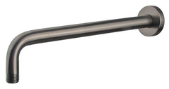Caral douchearm met muurbevestiging 35 cm gunmetal