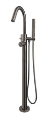 Caral bath mixer freestanding gunmetal PVD