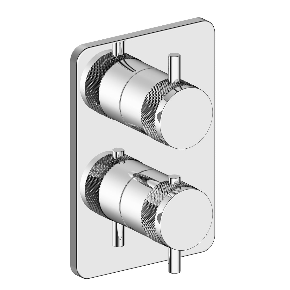 Nala built-in shower thermostat complete 2-way chrome