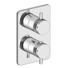 Nala built-in shower thermostat complete 2-way chrome