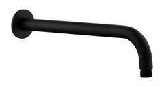 Nala douchearm rond muurbevestiging 38 cm mat zwart