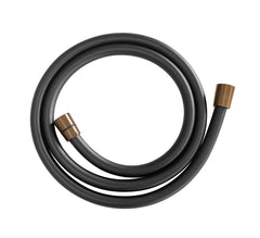UniMatch shower hose plastic 150 cm matte black / brushed bronze copper