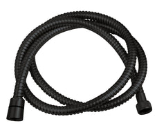 Shower hose conical metal 150 cm matt black