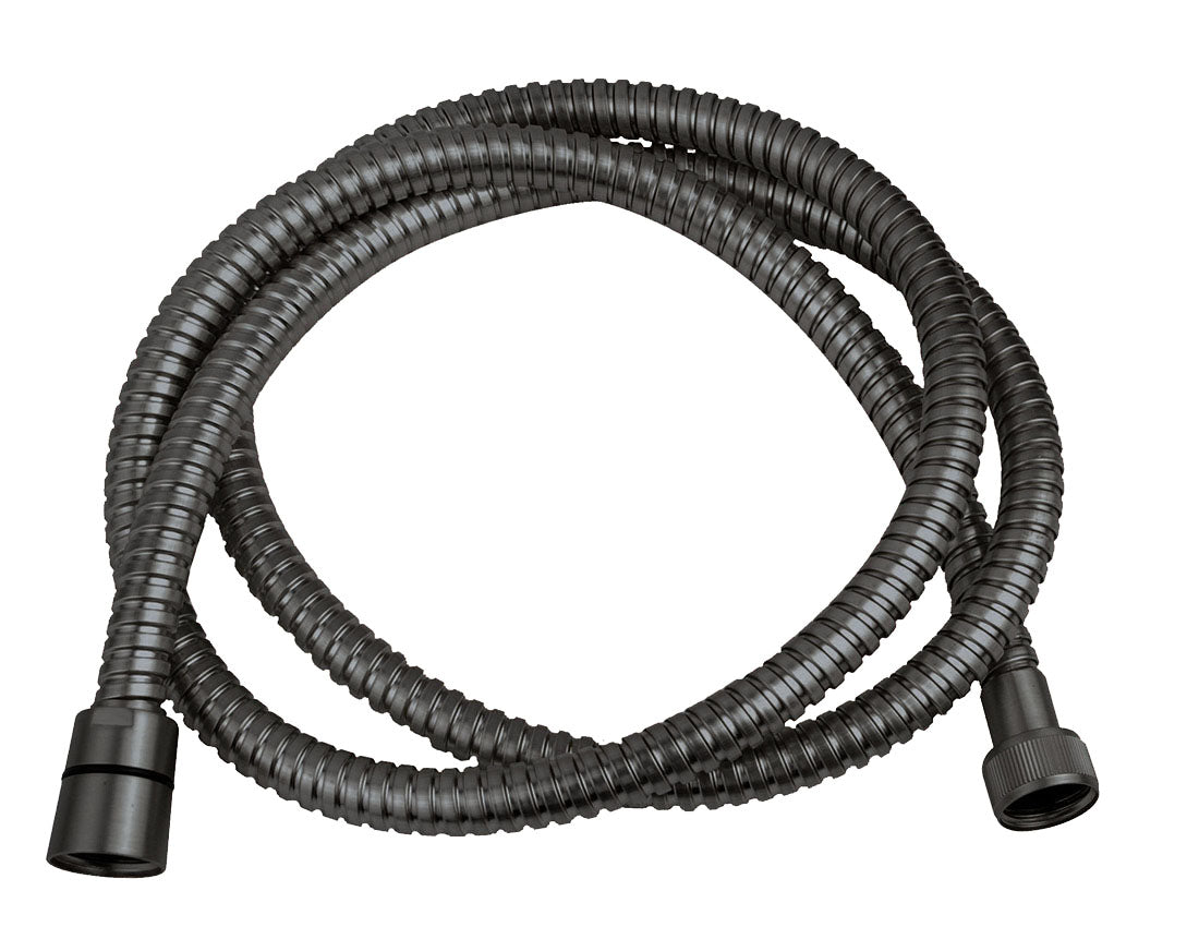 UniMatch shower hose metal 150 cm gunmetal PVD