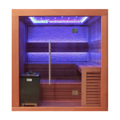 AWT Sauna E1241C rote Zeder 180x170 9kW EOS Cubo