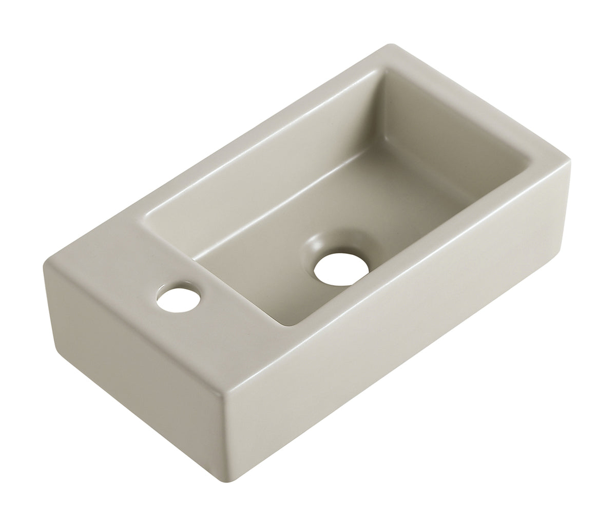 Rhea M fontein - links - 40 x 22 x 11 cm - keramiek - beige