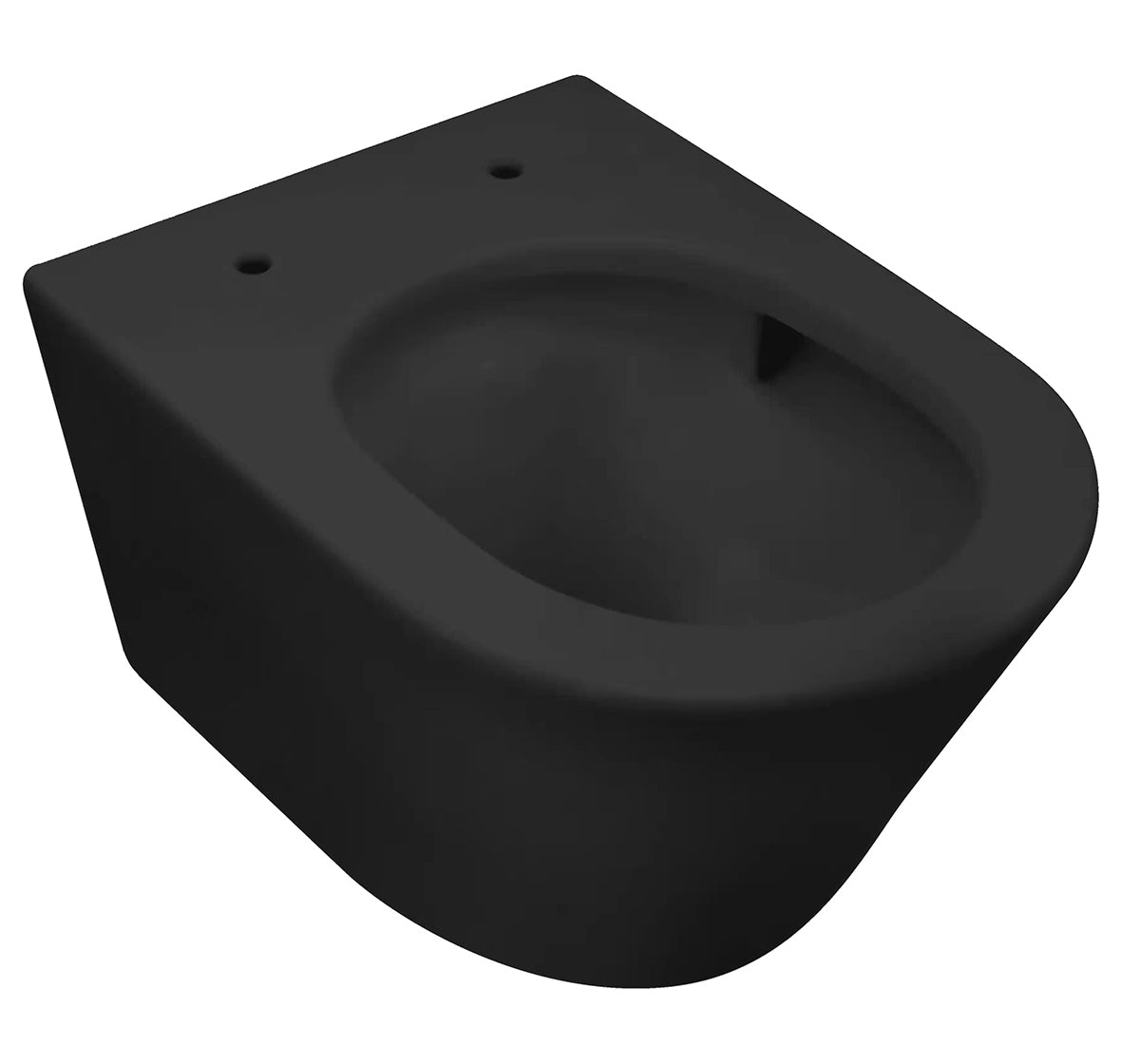 Vesta Tornado flush wall-hung toilet rimless matte black