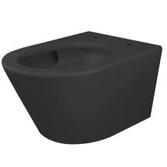 Vesta Tornado flush wall-hung toilet rimless matte black