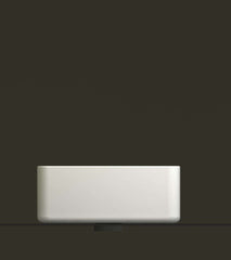 Link Design Rechthoekige Wastafel Wiesbaden 35x50x14,5 cm Wit