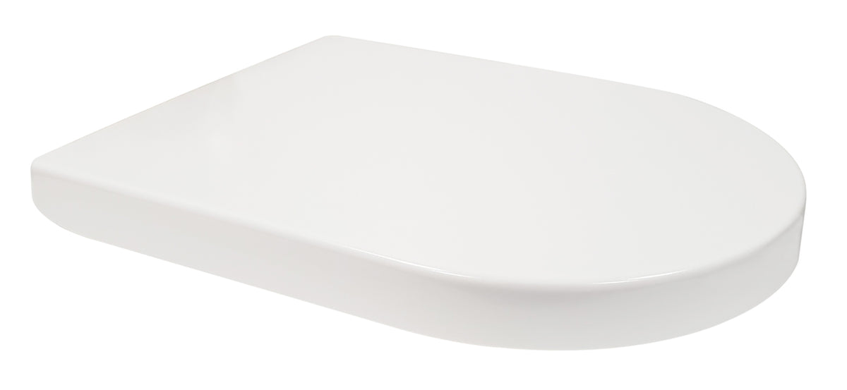 Arco toilet seat soft-close and quick release glossy white