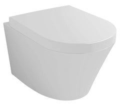 Vesta wandcloset met Vesta toiletzitting softclose en quick release glans wit