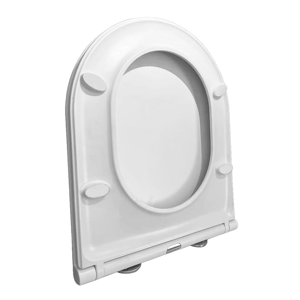 Flatline toilet seat softclose and quick release matt white