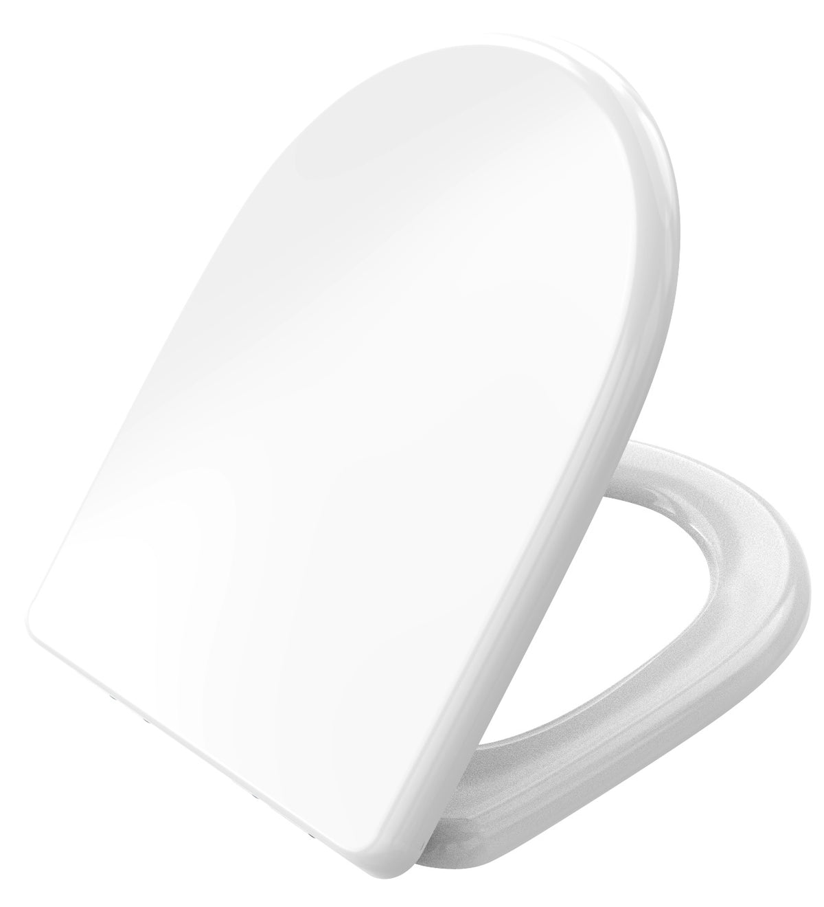 Menir toilet seat soft close and quick release gloss white