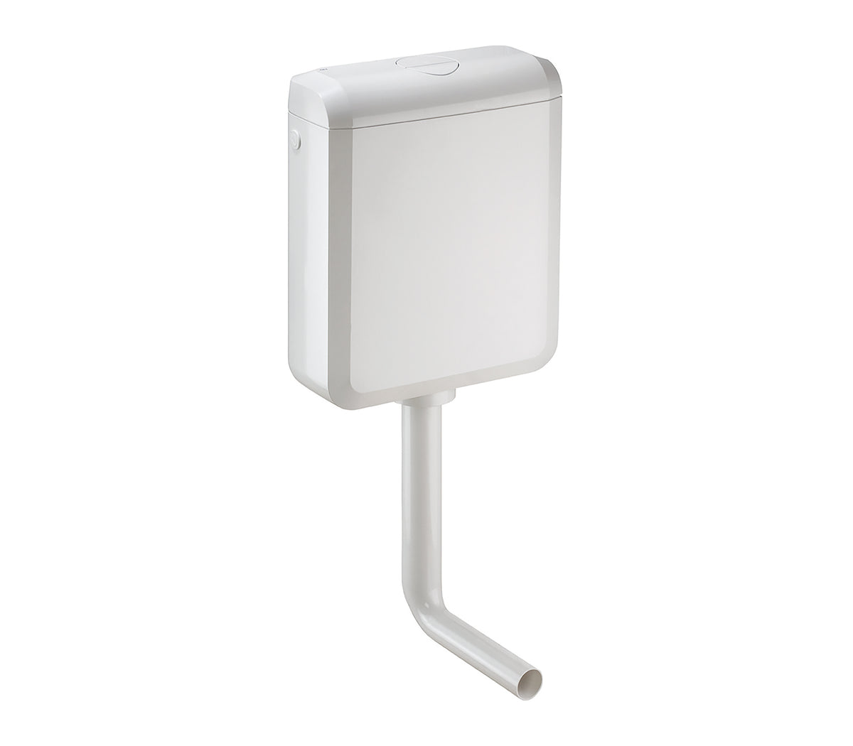 Uniflush universeel toiletreservoir 2 in 1 oplossing kunststof wit