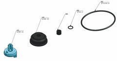 Universal sealing set for float valve