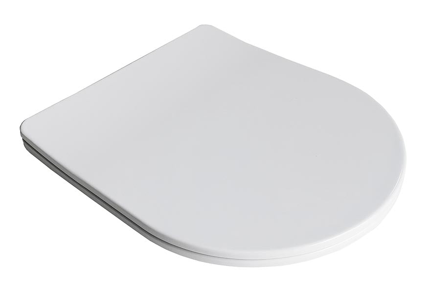 Nibiru toilet seat soft-close and quick release glossy white