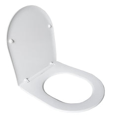 Nibiru toilet seat soft-close and quick release glossy white