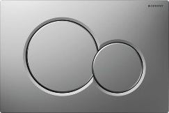 Geberit Sigma-01 flush plate matte chrome