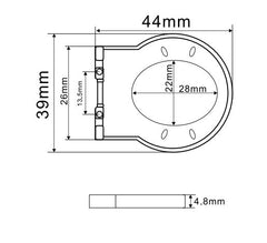 Amor toiletzitting softclose en quick release glans wit