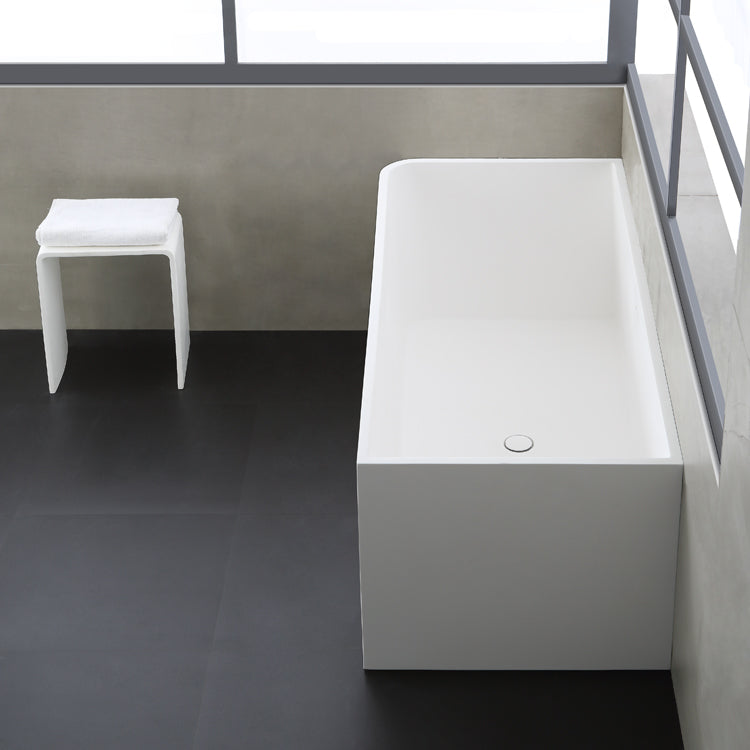 StoneArt Vrijstaand Badkuip BS-534 - wit mat - 156x70