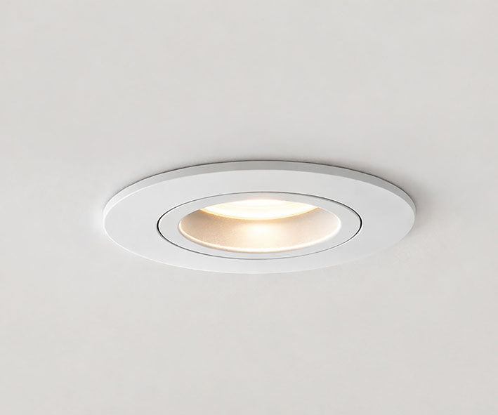 Spotz Recessed Downlight Single Dimmable IP65 Matt White