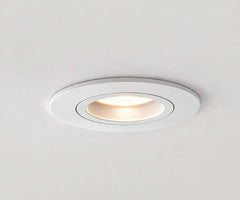Spotz Recessed Downlight Single Dimmable IP65 Matt White