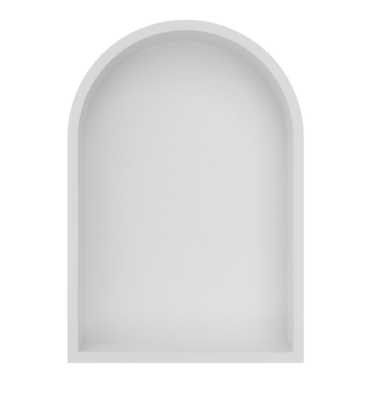 Demis built-in niche oval 30 x 45 x 10 cm matt white