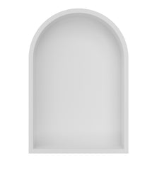 Demis built-in niche oval 30 x 45 x 10 cm matt white