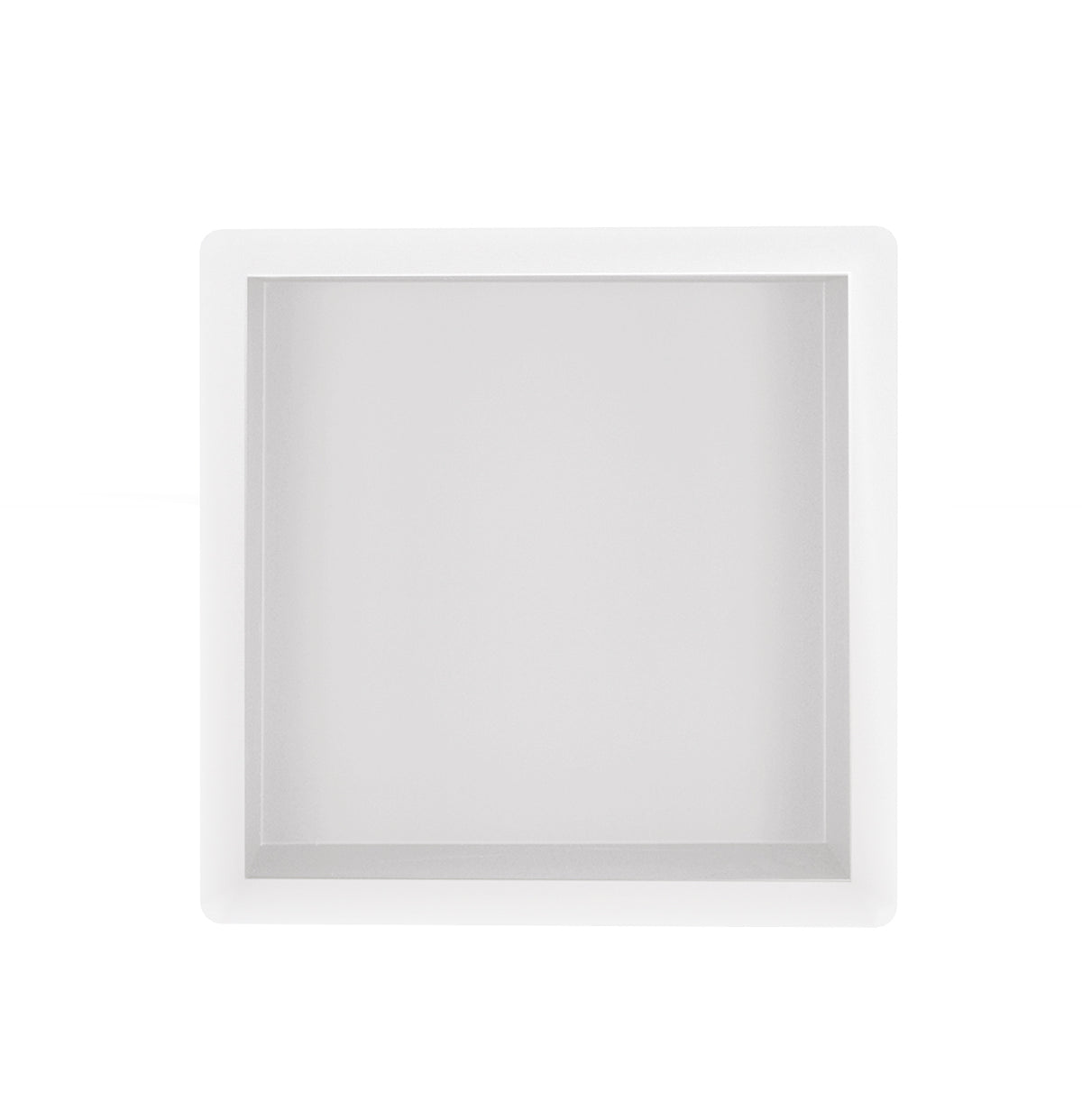 Demis inbouwnis 30 x 30 x 7 cm mat wit