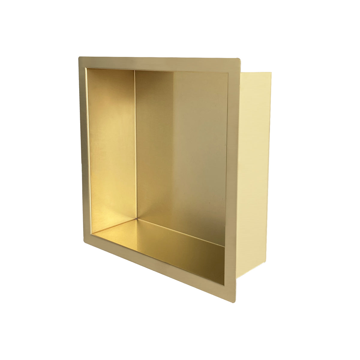 Demis built-in niche 30 x 30 x 7 cm brushed brass PVD