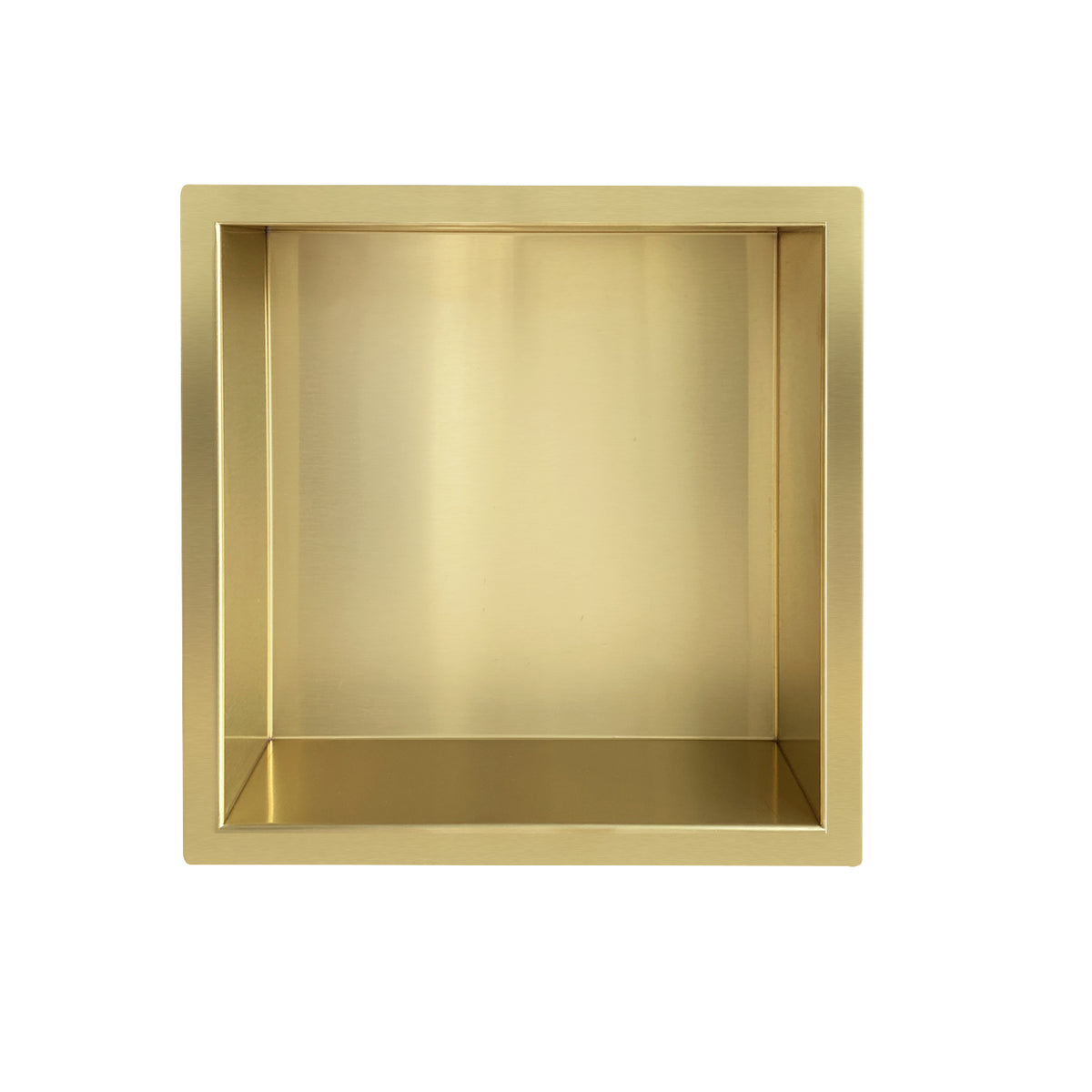 Demis built-in niche 30 x 30 x 10 cm brushed brass PVD