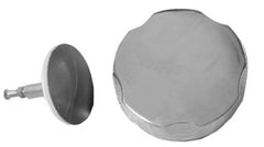 Rezo bath waste trim kit with extended overflow, chrome