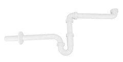 Space-saving siphon for washbasin 5/4" x 32 mm