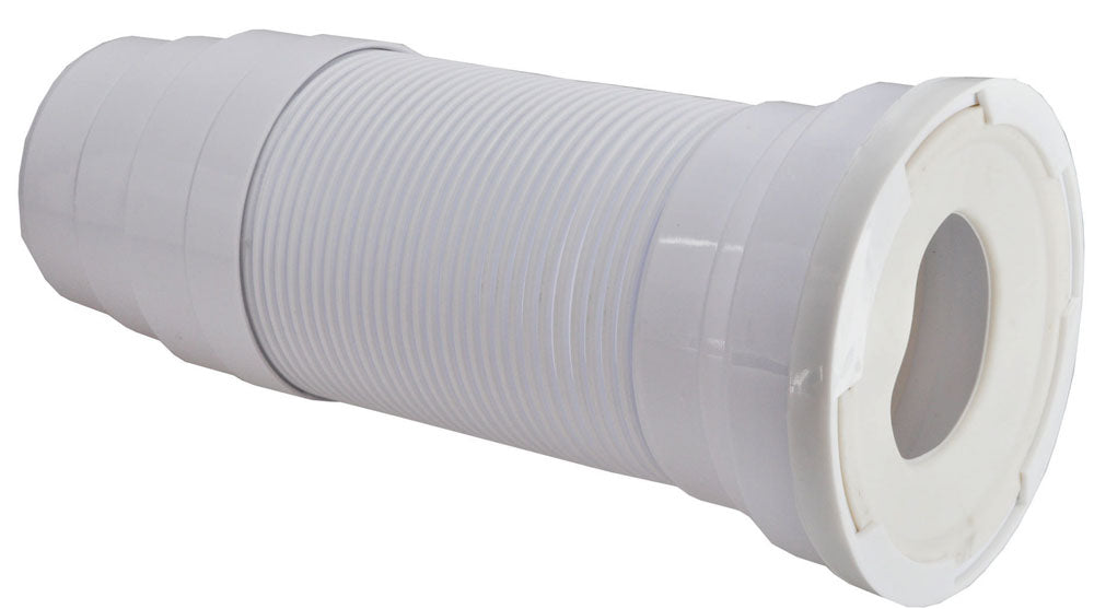 Flexible extendable toilet connector 110/103 white