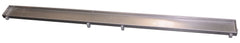 Tile grate for shower channel 90 x 7 cm stainless steel