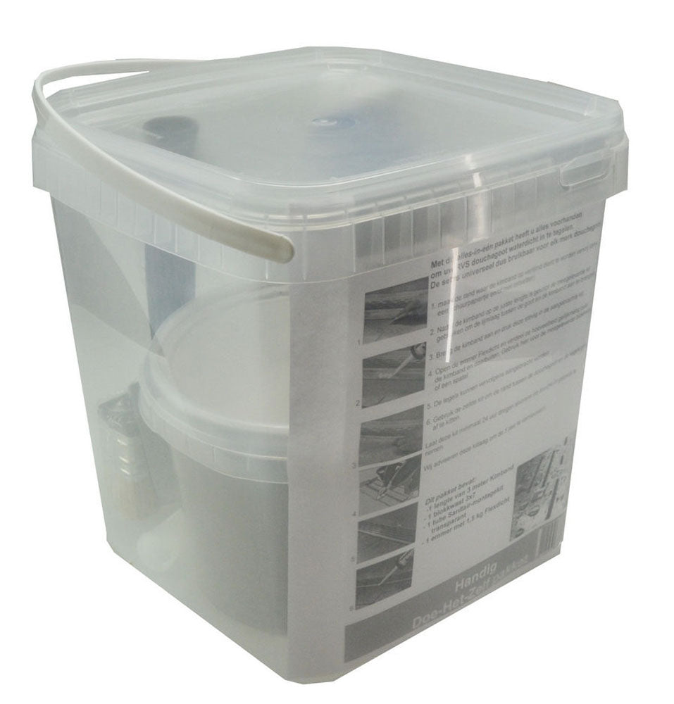 Riko Universal sealing set for shower drain/recessed box niche