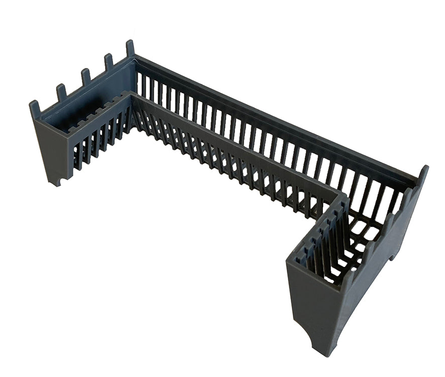 Hair trap for shower drain plastic grey - new design