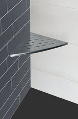 InWall hoekplanchet 29 x 29 cm RVS