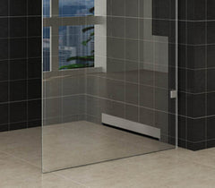 Muurgoot met flens 80 x 7 cm RVS