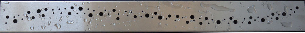 Wiesbaden grate type 2 for 3rd generation shower drain 60 x 7 cm stainless steel