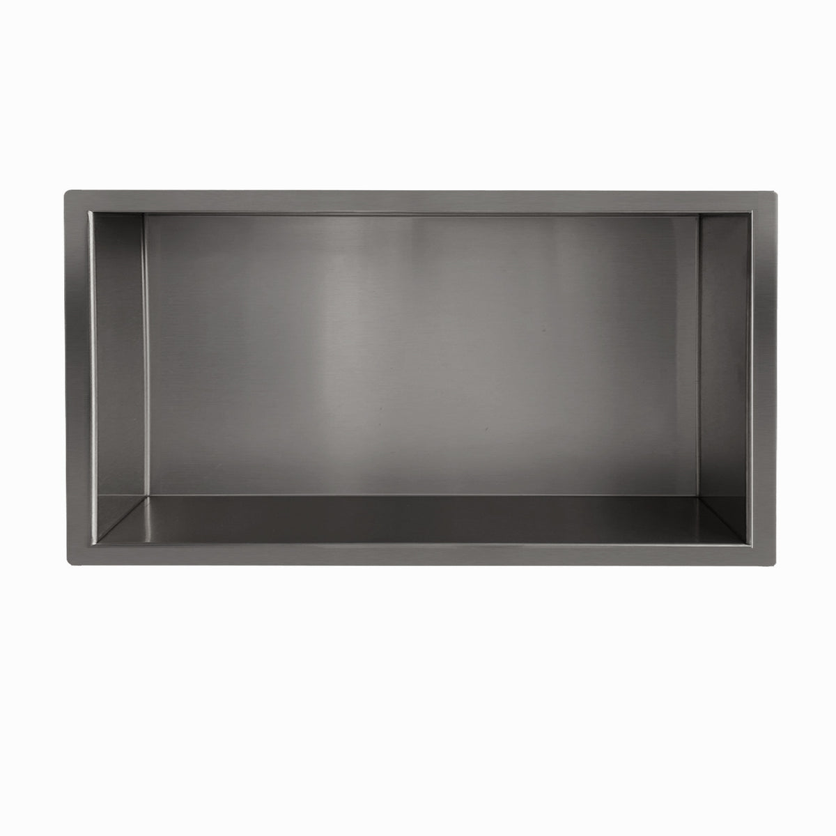 Demis built-in niche 30 x 60 x 7 cm gunmetal PVD