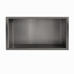 Demis built-in niche 30 x 60 x 7 cm gunmetal PVD