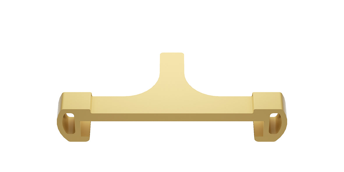 Spacer for tile grids plastic brushed brass