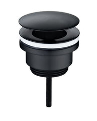 UniMatch open afvoerplug 5/4'' mat zwart