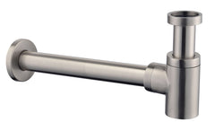Star siphon low 5/4" x 32 mm brushed steel