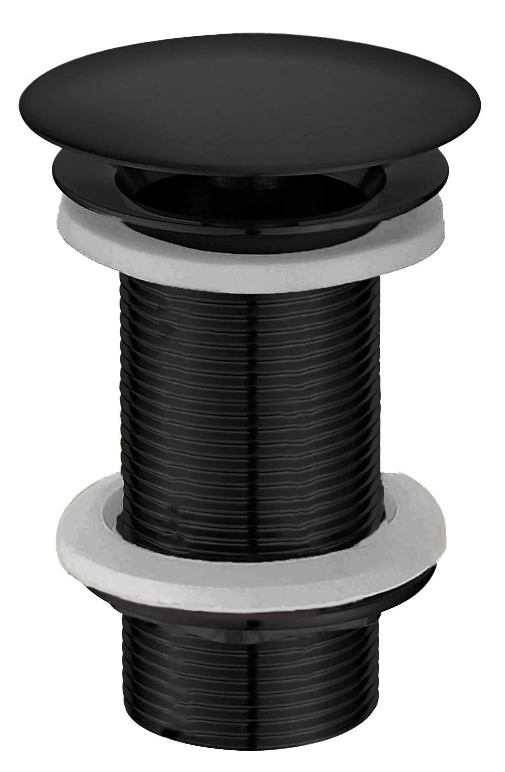 UniMatch open waste plug extended 5/4" matte black