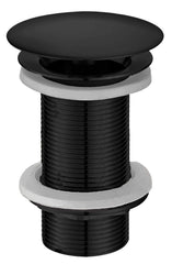 UniMatch open waste plug extended 5/4" matte black