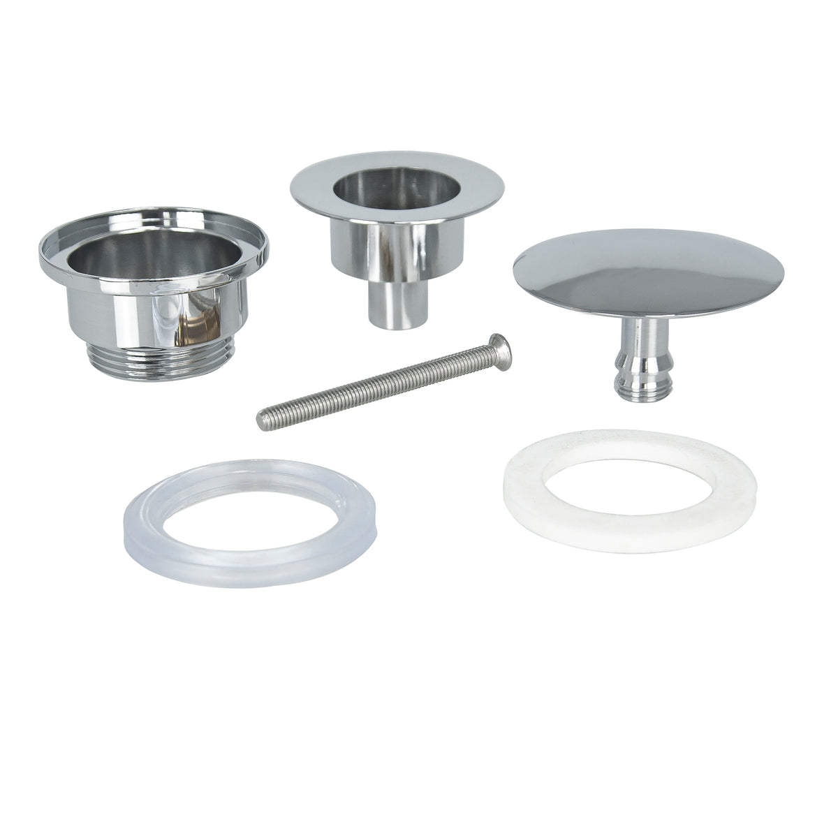 Eco open waste plug 5/4" chrome