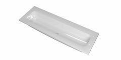 Ink Reflekt wastafel centraal polystone 120x40cm - zonder kraangat - Glans Wit - 3407640